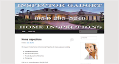 Desktop Screenshot of inspectorgadgethomeinspections.com